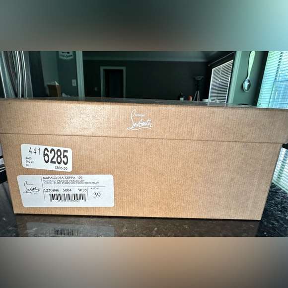 Christian Louboutin MAFALDINA ZEPPA Spiked Platform Wedge Heel Sandal Shoes - Picture 12 of 15